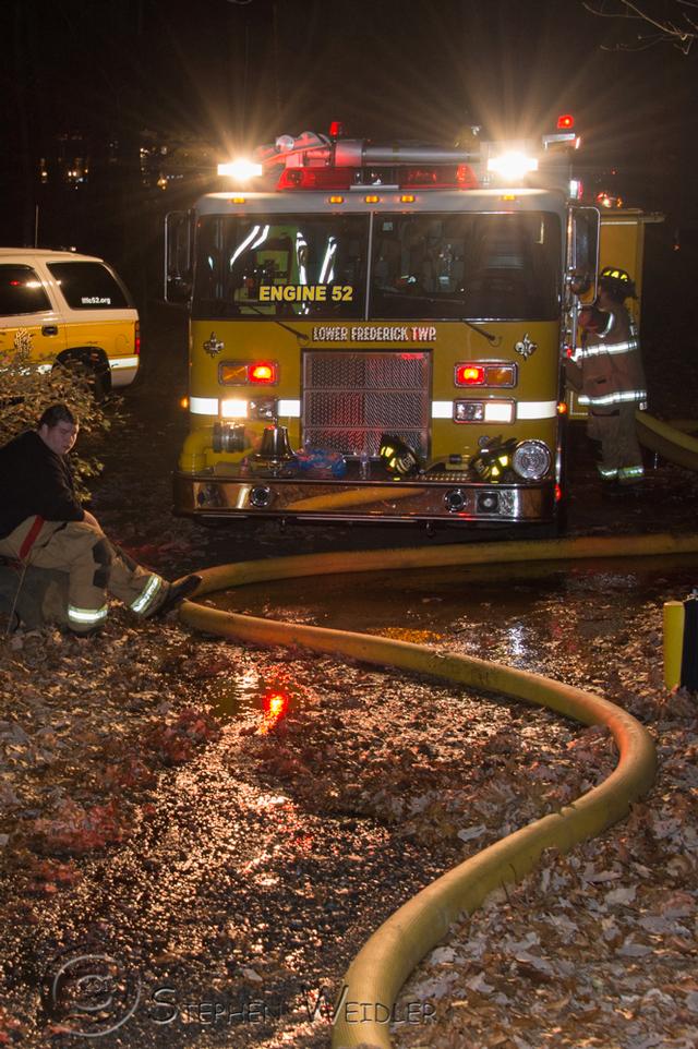 Woods Fire - Gerloff Rd. - LF Twp. - 11/14/2013